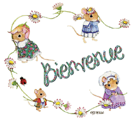 Gif animé bienvenue souris